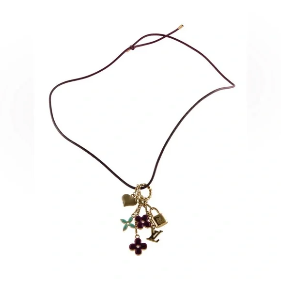 Louis Vuitton Sweet Monogram Charm Necklace
